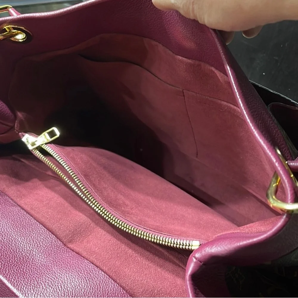 Louis Vuitton Brown and Burgundy Shoulder Bag